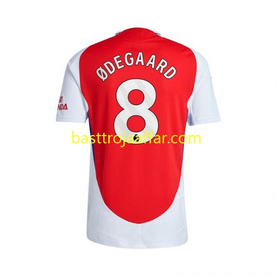 Arsenal Martin Odegaard 8 Män Hemma Fotbollströja 2024-2025 Kortärmad