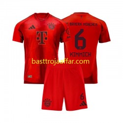 FC Bayern München Joshua Kimmich 6 Barn Hemma Fotbollströja 2024-2025 Kortärmad