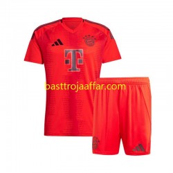 FC Bayern München Barn Hemma Fotbollströja 2024-2025 Kortärmad