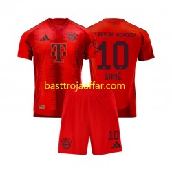 FC Bayern München Leroy Sane 10 Barn Hemma Fotbollströja 2024-2025 Kortärmad