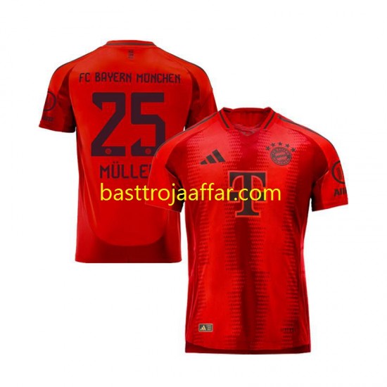 FC Bayern München Thomas Muller 25 Män Hemma Fotbollströja 2024-2025 Kortärmad