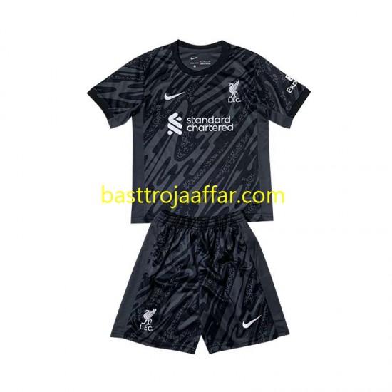 Liverpool Målvakt Barn Hemma Fotbollströja 2024-2025 Kortärmad