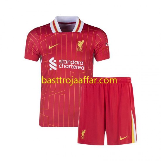 Liverpool Barn Hemma Fotbollströja 2024-2025 Kortärmad