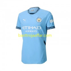 Manchester City Män Hemma Fotbollströja 2024-2025 Kortärmad