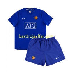 Manchester United Retro Barn Borta Fotbollströja 2008 Kortärmad