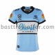Rugbytröjor Cronulla Sutherland Sharks Första Fotbollströja 2021 Kortärmad