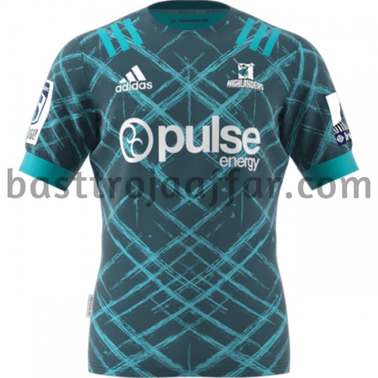 Rugbytröjor Dunedin Highlanders Andra Fotbollströja 2020 Kortärmad