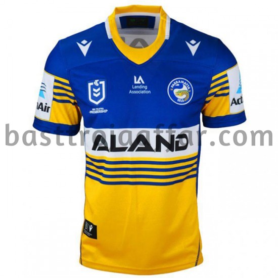 Rugbytröjor Parramatta Eels Första Fotbollströja 2021 Kortärmad