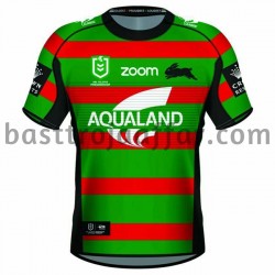 Rugbytröjor South Sydney Rabbitohs Första Fotbollströja 2021 Kortärmad Rugbytröjor South Sydney Rabbitohs Första Fotbollströja 2021 Kortärmad