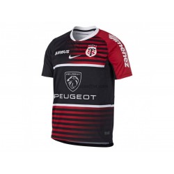 Rugbytröjor Stade Toulousain Första Fotbollströja 2021-2022 Kortärmad