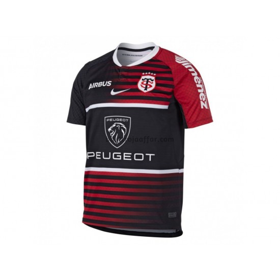 Rugbytröjor Stade Toulousain Första Fotbollströja 2021-2022 Kortärmad