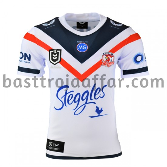 Rugbytröjor Sydney Roosters Andra Fotbollströja 2021 Kortärmad