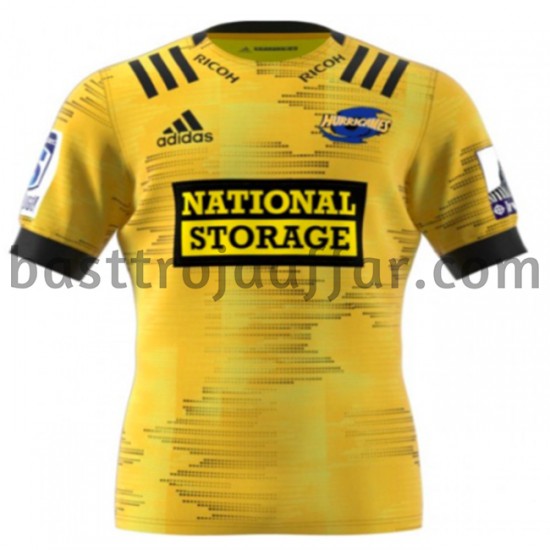 Rugbytröjor Wellington Hurricanes Första Fotbollströja 2020 Kortärmad