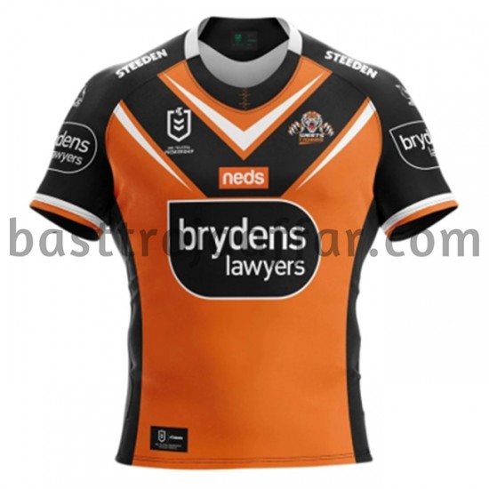 Rugbytröjor West Tigers Andra Fotbollströja 2021 Kortärmad